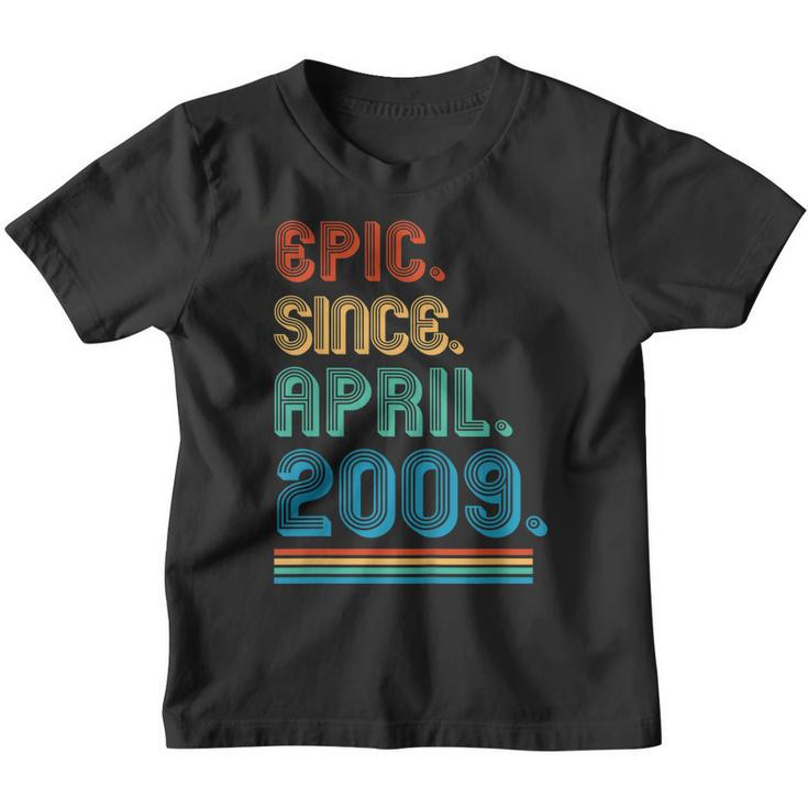 Kids April 2009 T Shirt 10 Years Old 10Th Birthday Decorations Youth T-shirt