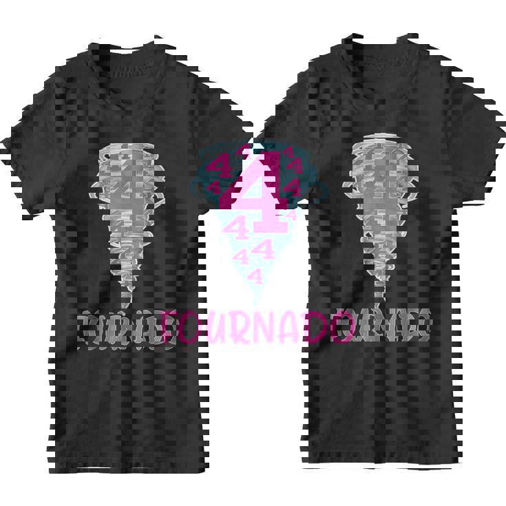 Kids Boy Or Girl 4th Birthday Gift Tshirt - They Are The Fournado