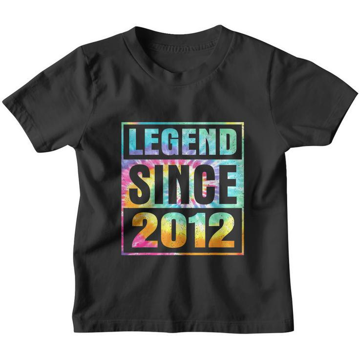 Legend Since 2012 10 Years Old 10Th Birthday Tie Dye Youth T-shirt