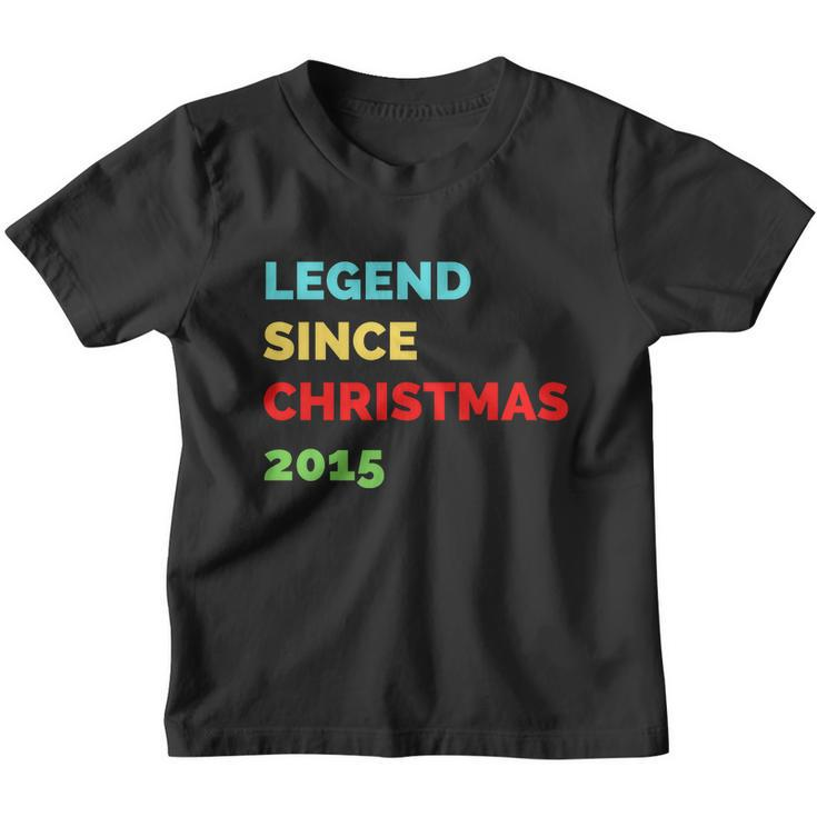 Legend Since Christmas 2015 Funny Quote Birthday Youth T-shirt