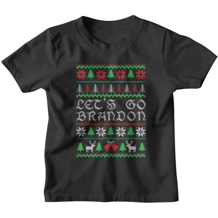 Lets Go Brandon Ugly Christmas Cool Gift Youth T-shirt
