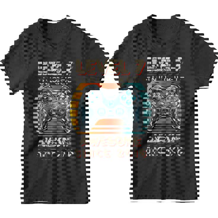 Level 7 Unlocked Awesome Since 2013 Video Game 7th Birthday T-Shirt Level 7 Unlocked Awesome Since 2013 Video Game 7th Birthday T-Shirt