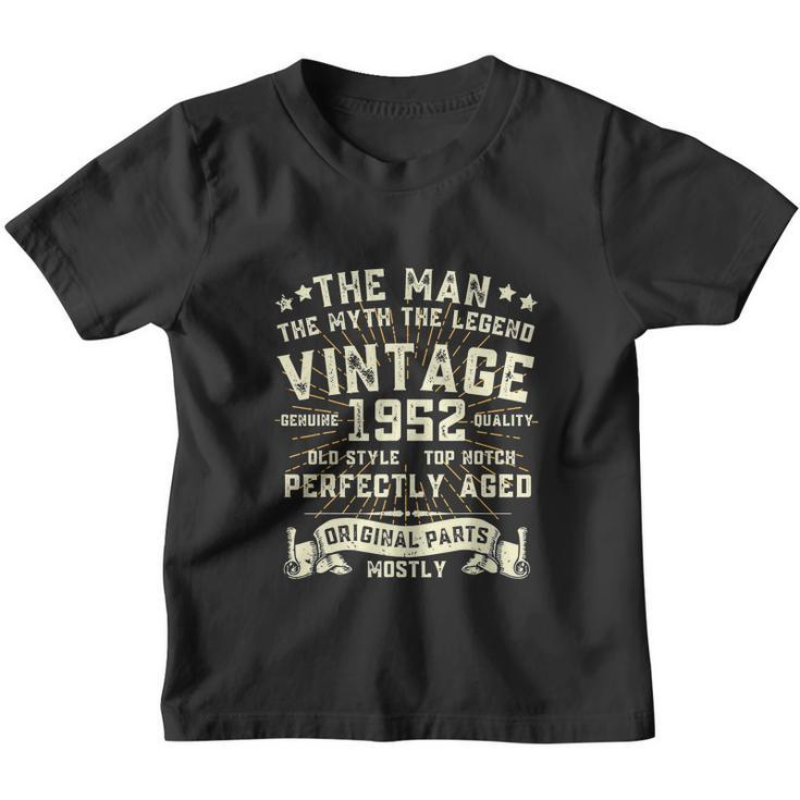 Man Myth Legend 1952 70Th Birthday For 70 Years Old V2 Youth T-shirt