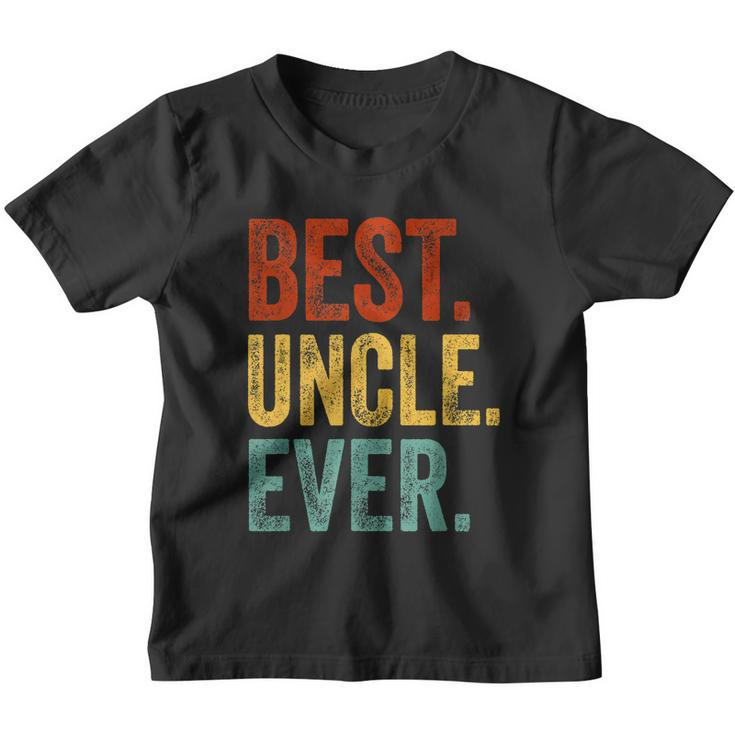 Mens Best Uncle Ever Support Uncle Relatives Lovely Gift Youth T-shirt