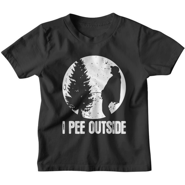Mens Funny Camping Shirts For Men I Pee Outside Inappropriate Tshirt Youth T-shirt