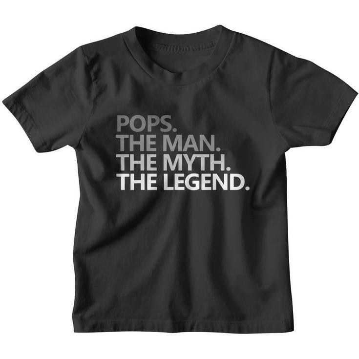 Mens Pops The Man The Myth The Legend Gift V4 Youth T-shirt