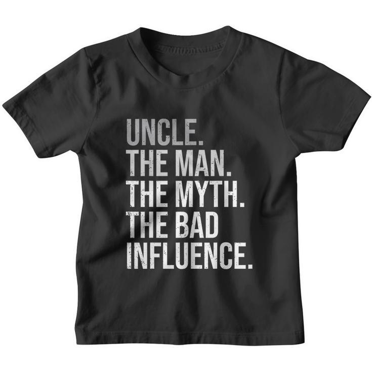 Mens Uncle The Man The Myth The Legend Fun Best Funny Uncle Youth T-shirt