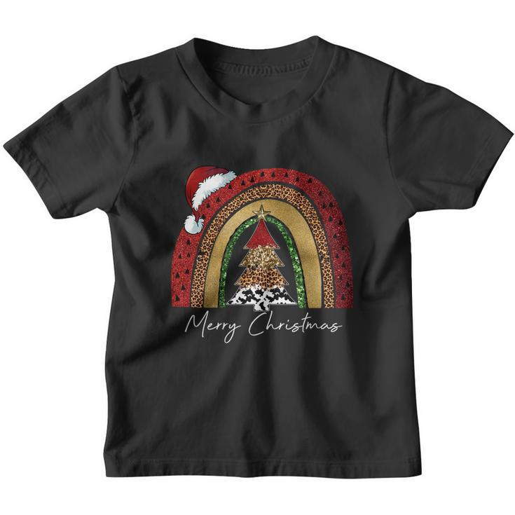 Merry Christmas Rainbow Youth T-shirt