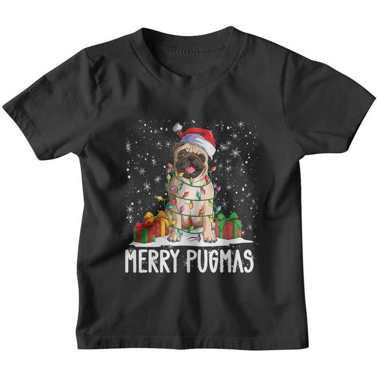 Merry Pugmas 2022 Xmas Pug Christmas Party Pug Lover Tshirt V2 Youth T-shirt
