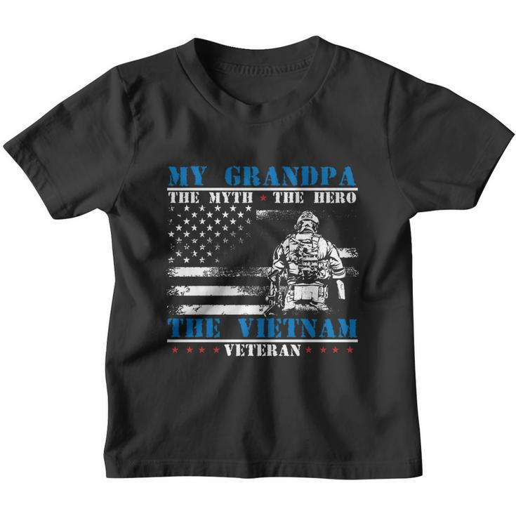 My Grandpa The Myth The Hero The Legend Vietnam Veteran Gift V2 Youth T-shirt
