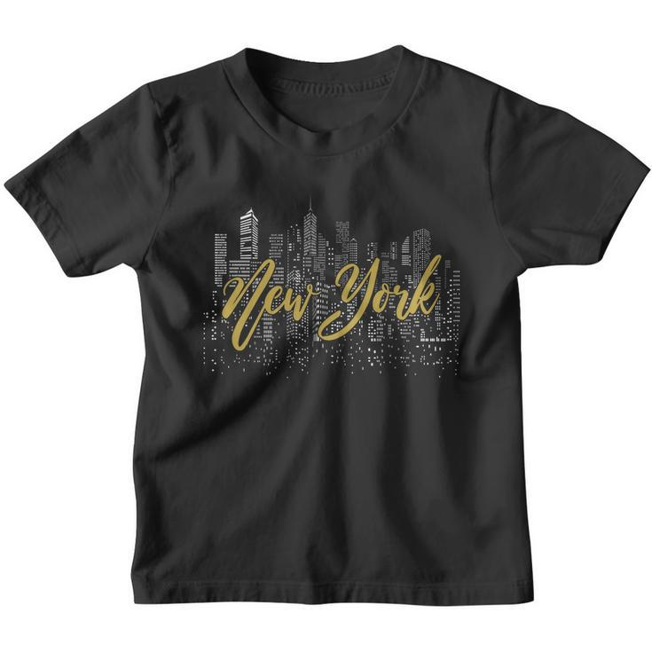 New York City Skyline  Buildings Youth T-shirt