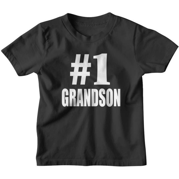 Number One 1 Grandson Youth T-shirt