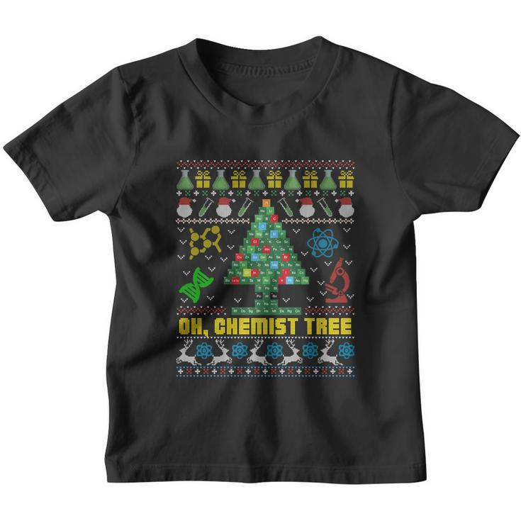 Oh Chemist Tree Chemistree Chemistry Ugly Christmas Sweater Meaningful Gift Youth T-shirt