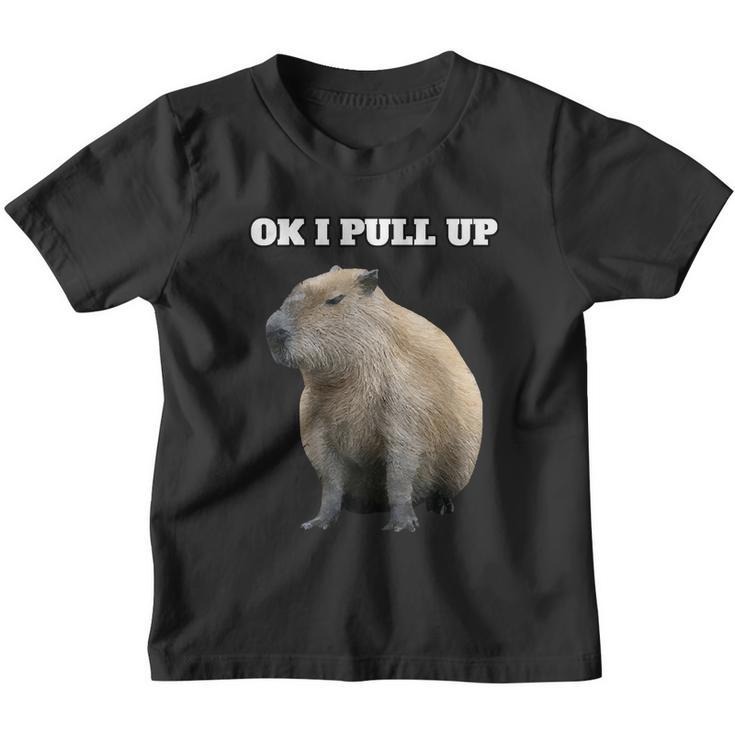 Ok I Pull Up Capybara V2 Youth T-shirt