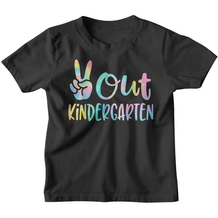 Peace Out Kindergarten Graduation Class Of 2023 Kid Boy Girl  Youth T-shirt