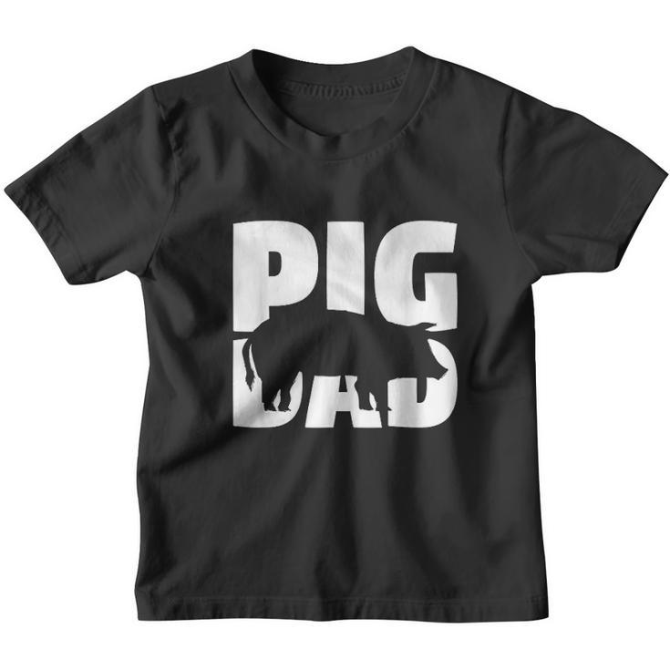 Pig Dad Pig Lover Gift For Father Zoo Animal V2 Youth T-shirt