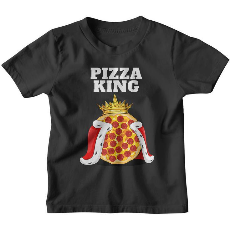 Pizza King Pizza Lover Cute Pizza Funny Foodie Youth T-shirt