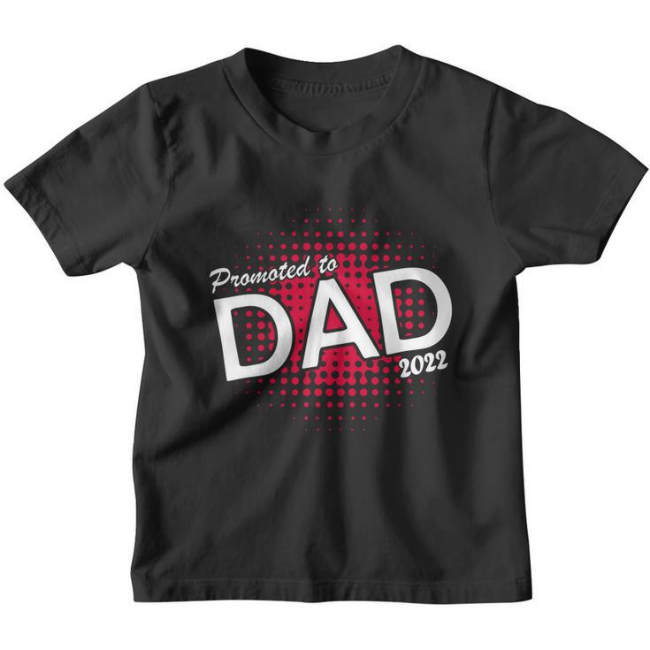 Promoted To Dad 2022 Splatter Youth T-shirt