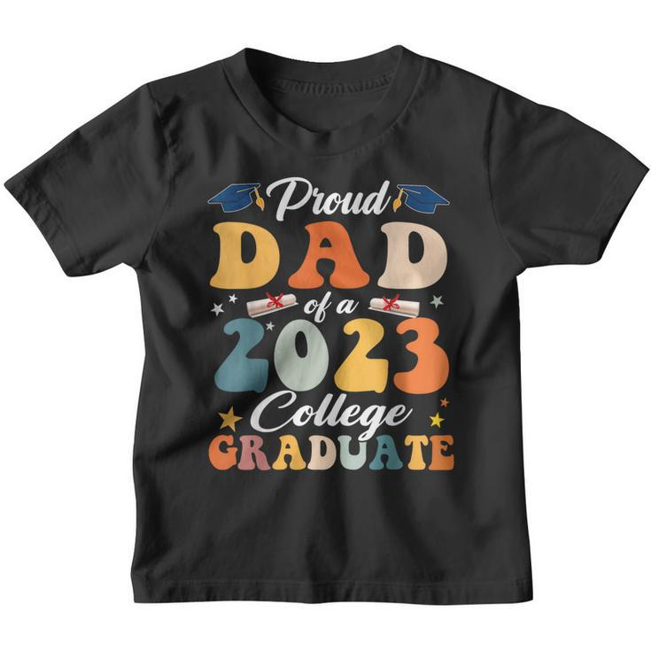 Proud Dad Of A 2023 Graduate  Graduation Family  Youth T-shirt