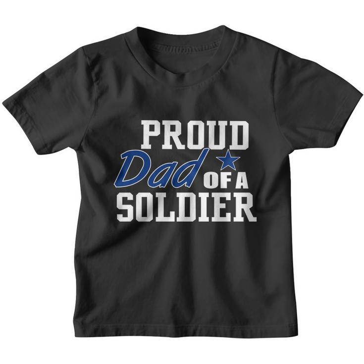 Proud Dad Of A Soldier Youth T-shirt