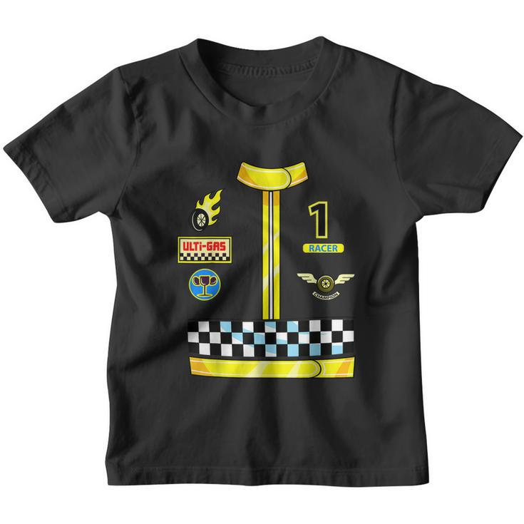 Race Car Driver Costume Men Women Birthday Halloween Boys Youth T-shirt