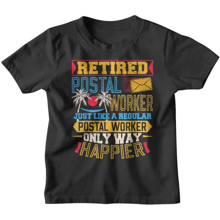 Retired Postal Worker Mailman Retirement  V4 Youth T-shirt