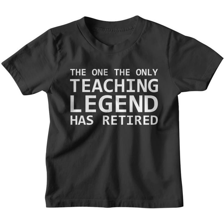 Retired Teacher Legend Youth T-shirt