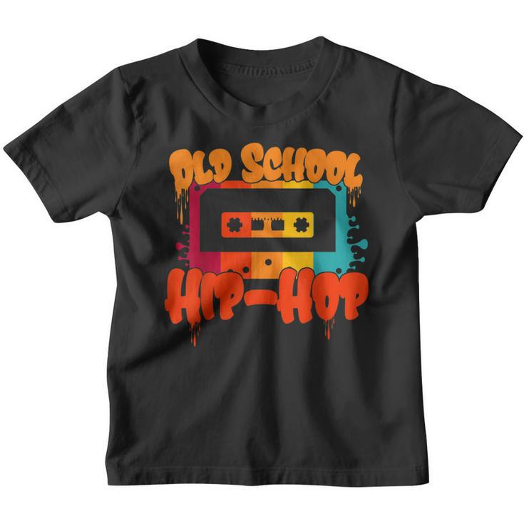 Retro Old School  Hip Hop 80S 90S Cassette Music Lovers  Youth T-shirt