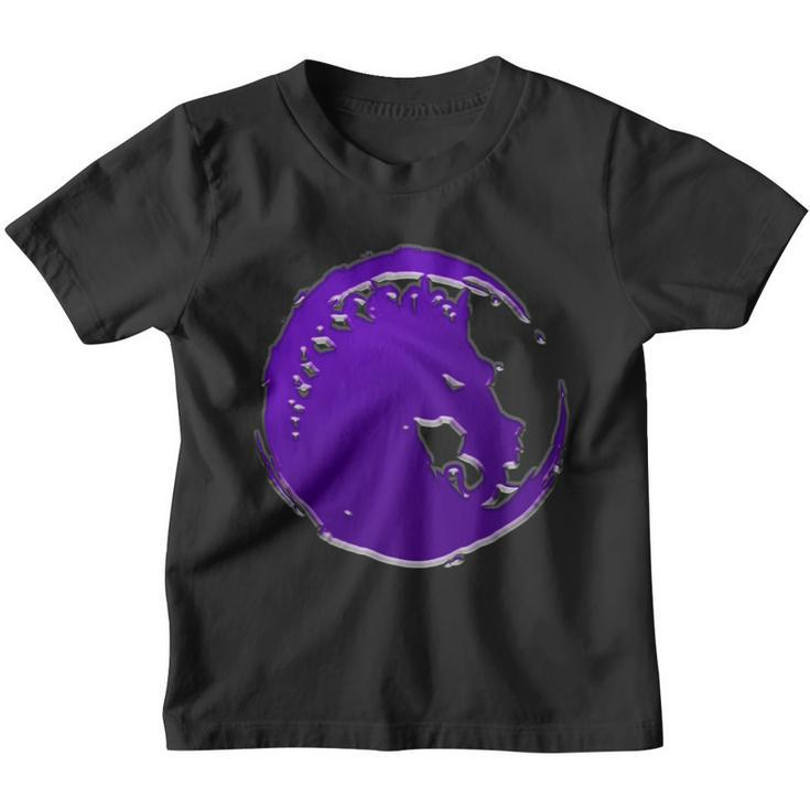 Samurai Legend Unicorn Mon Purple Youth T-shirt