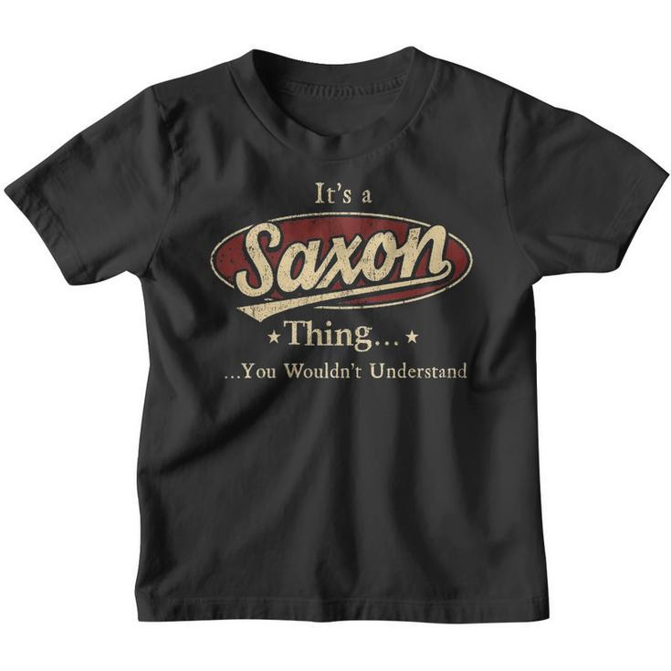 Saxon Shirt Personalized Name Gifts T Shirt Name Print T Shirts Shirts With Name Saxon Youth T-shirt