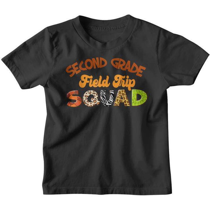 Second Grade Field Trip Squad Zoo Students Funny School Idea  Youth T-shirt