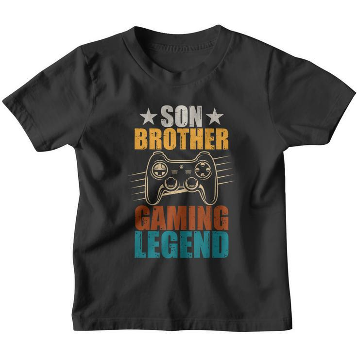 Son Brother Gaming Legend Gamer Youth T-shirt