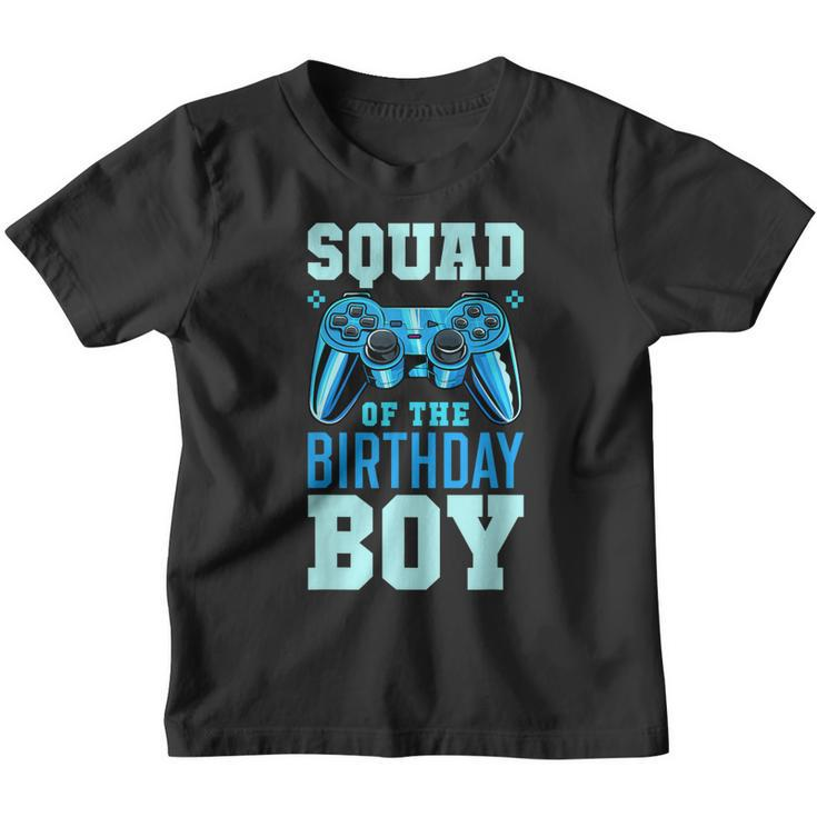 Squad Of The Birthday Boy Matching Video Gamer Birthday  Youth T-shirt