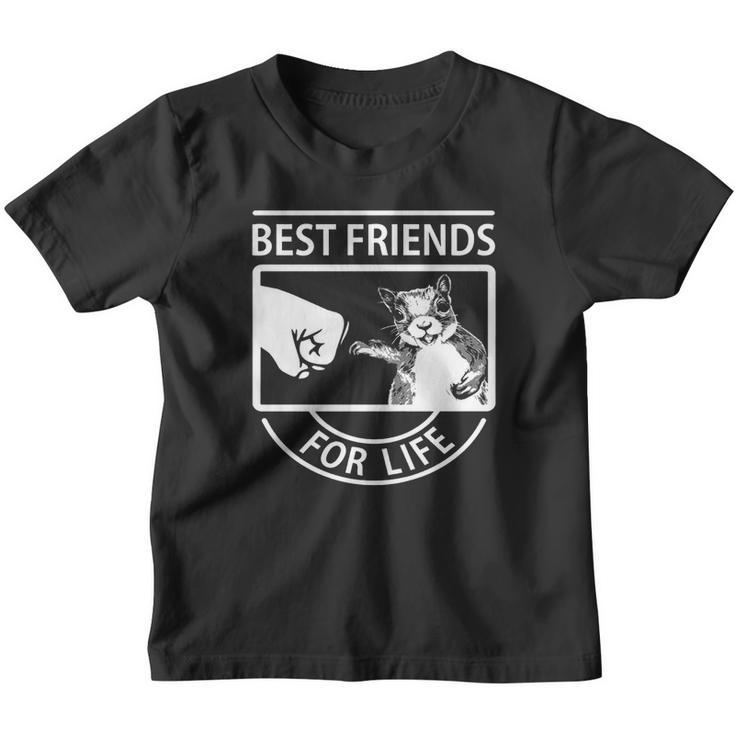Squirrel Best Friend For Life Frontside Best Friend Gifts Youth T-shirt
