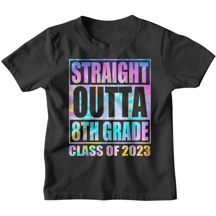Straight Outta 8Th Grade Class Of 2023 Eighth Graduation  Youth T-shirt