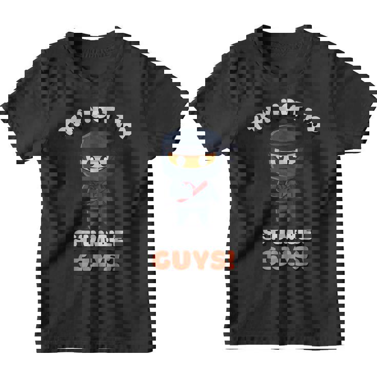 Stumble Guys Merch Halloween Costume T Ninjas Games  Youth T-shirt