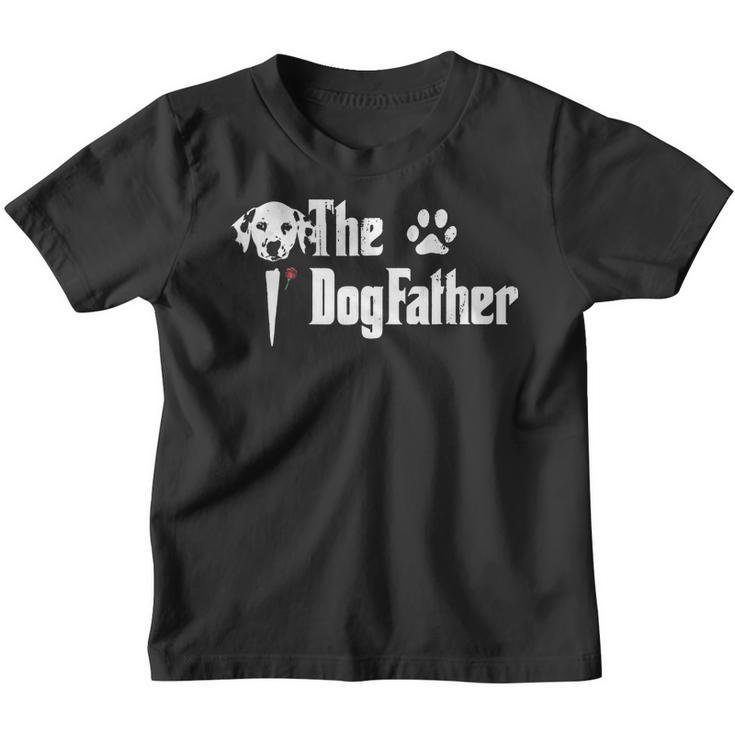 The Dogfather Dalmatian Dog Dad Father Day Gift Youth T-shirt