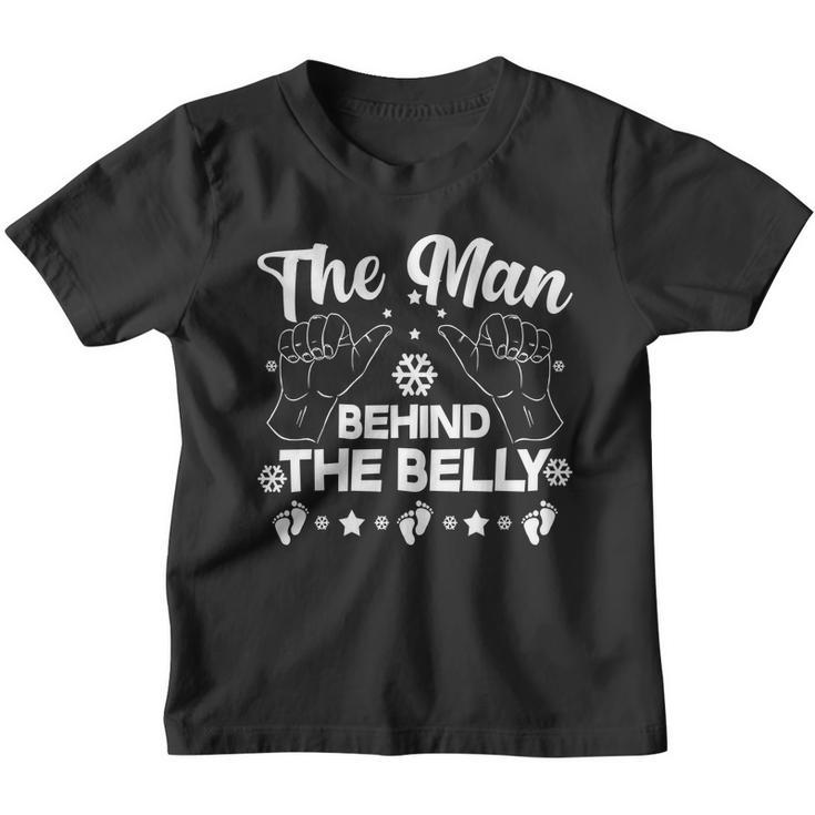 The Man Behind The Belly New Dad Youth T-shirt