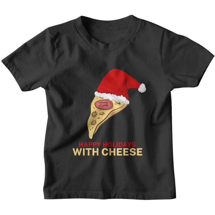 Ugly Christmas Sweater Burger Happy Holidays With Cheese V9 Youth T-shirt