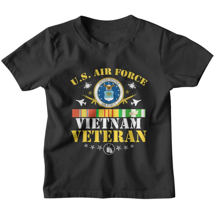Us Air Force Vietnam Veteran Usa Flag Vietnam Vet Flag V2 Youth T-shirt