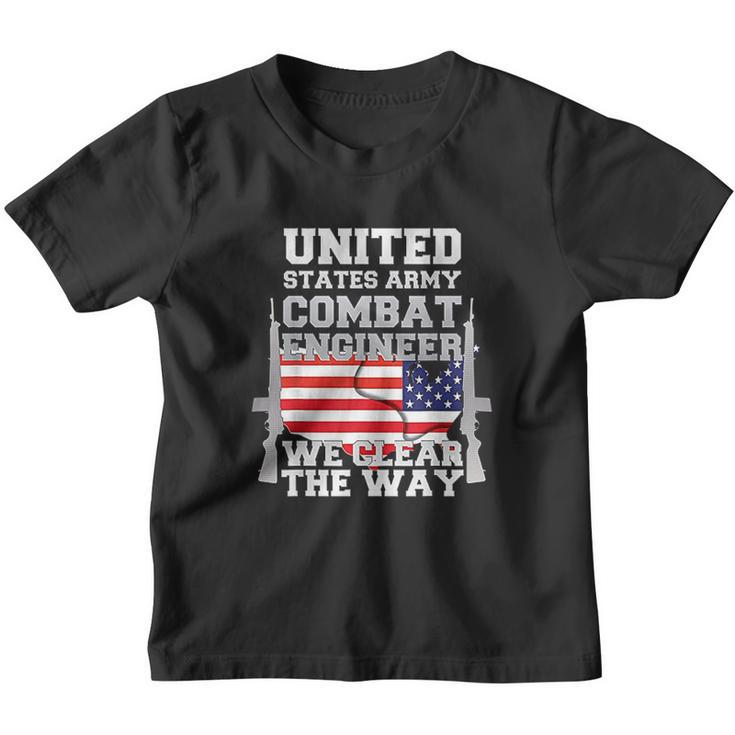Us Army Combat Engineer 12B Military Pride Youth T-shirt