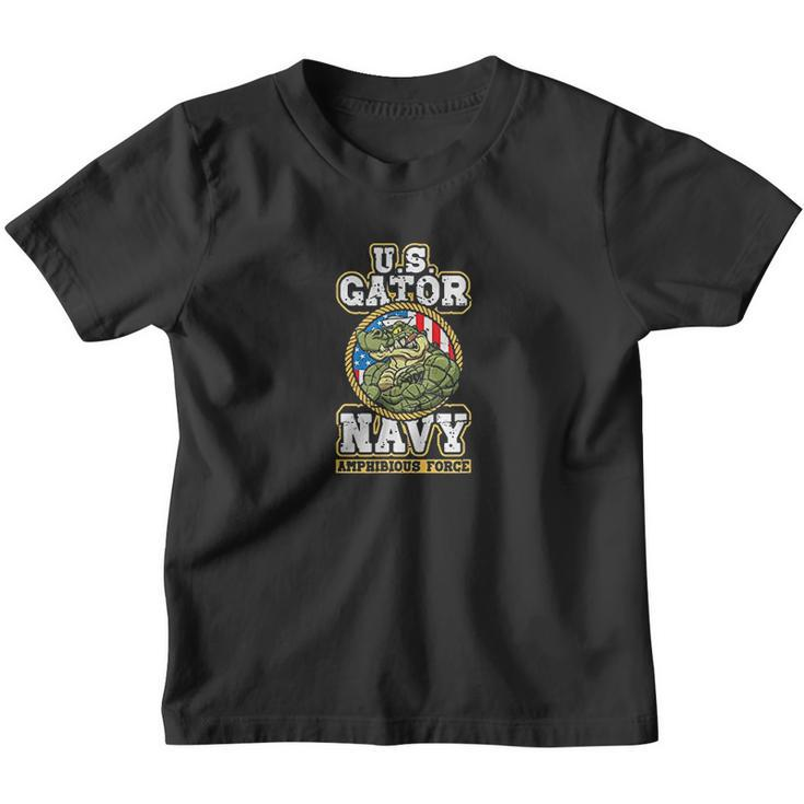 Us Gator Navy Amphibious Force Youth T-shirt