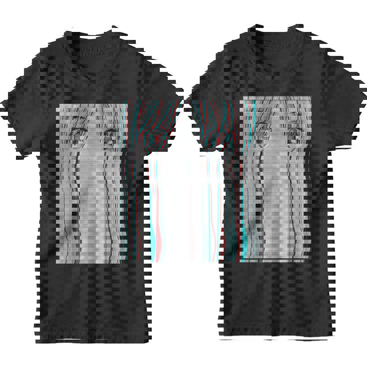 Vaporwave Aesthetic Sad Anime Girl Anime Eyes Eboy Egirl Youth T-shirt