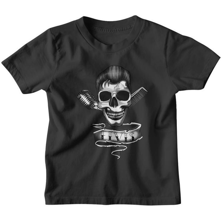 Vintage Skulls Legend Cool Graphic Design Youth T-shirt