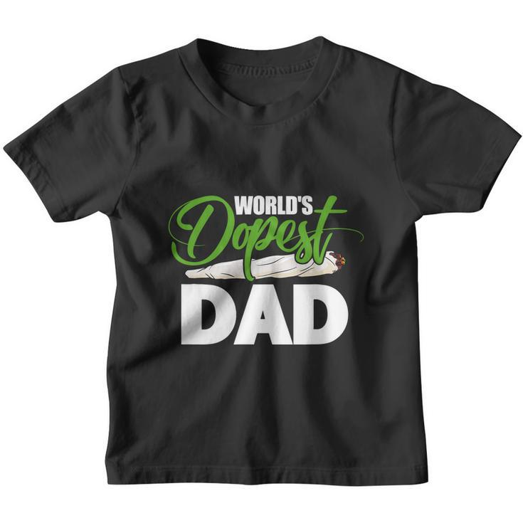 Worlds Dopest Dad Gift For Dad Fathers Day Youth T-shirt