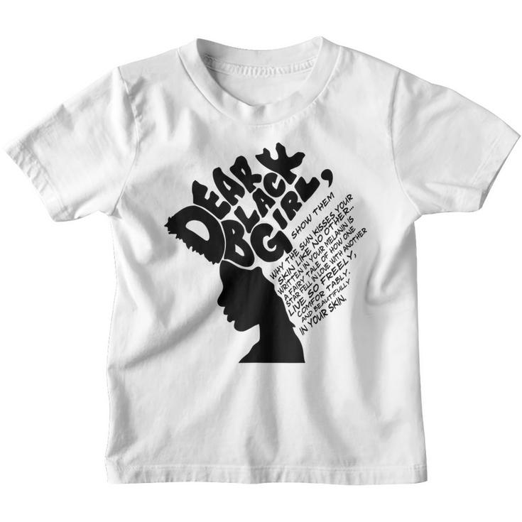 Dear Black Girl Poem Quote Afro African Black History Month Youth T dear-black-girl-poem-quote-afro-african-black-history-month-youth-t