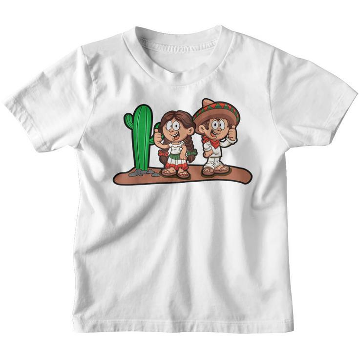 23 Mexican Boy And Girl Front Youth T-shirt