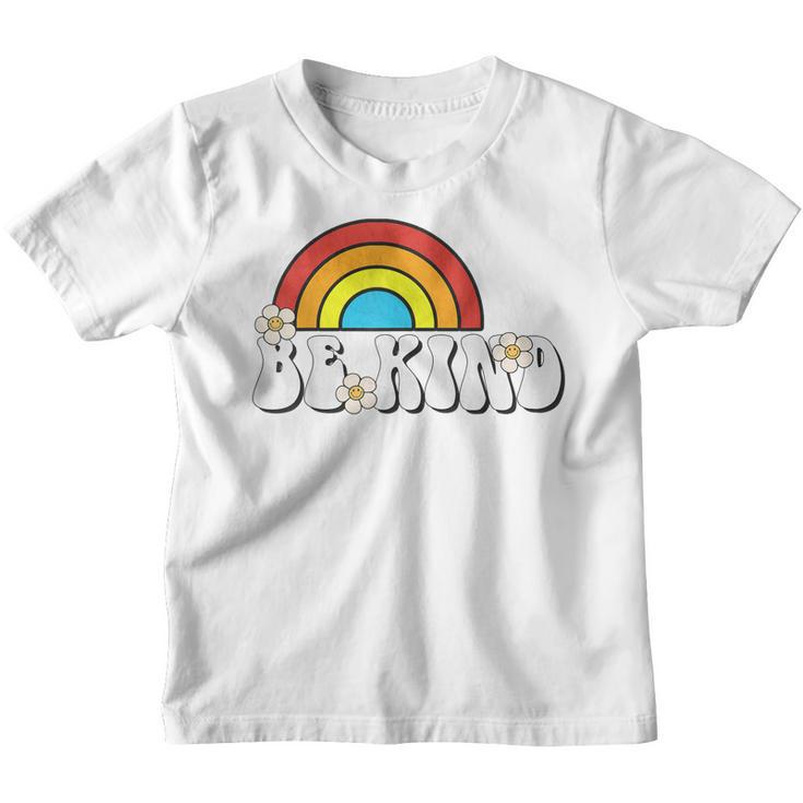 Be Kind Rainbow Orange Anti Bullying Unity Day Kids  Youth T-shirt