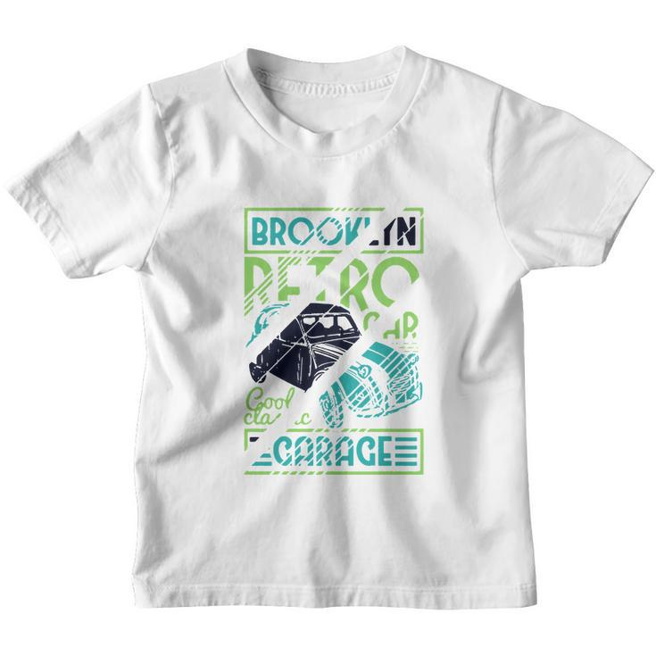 Brooklyn Retro Car Youth T-shirt