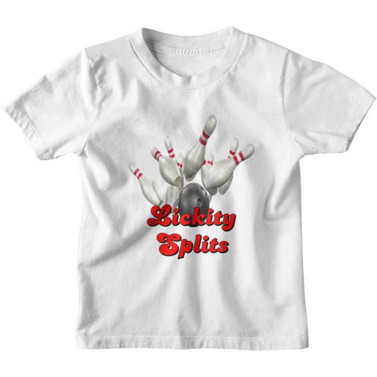 Brown Bowling Team Lickity Splits T-Shirts Youth T-shirt